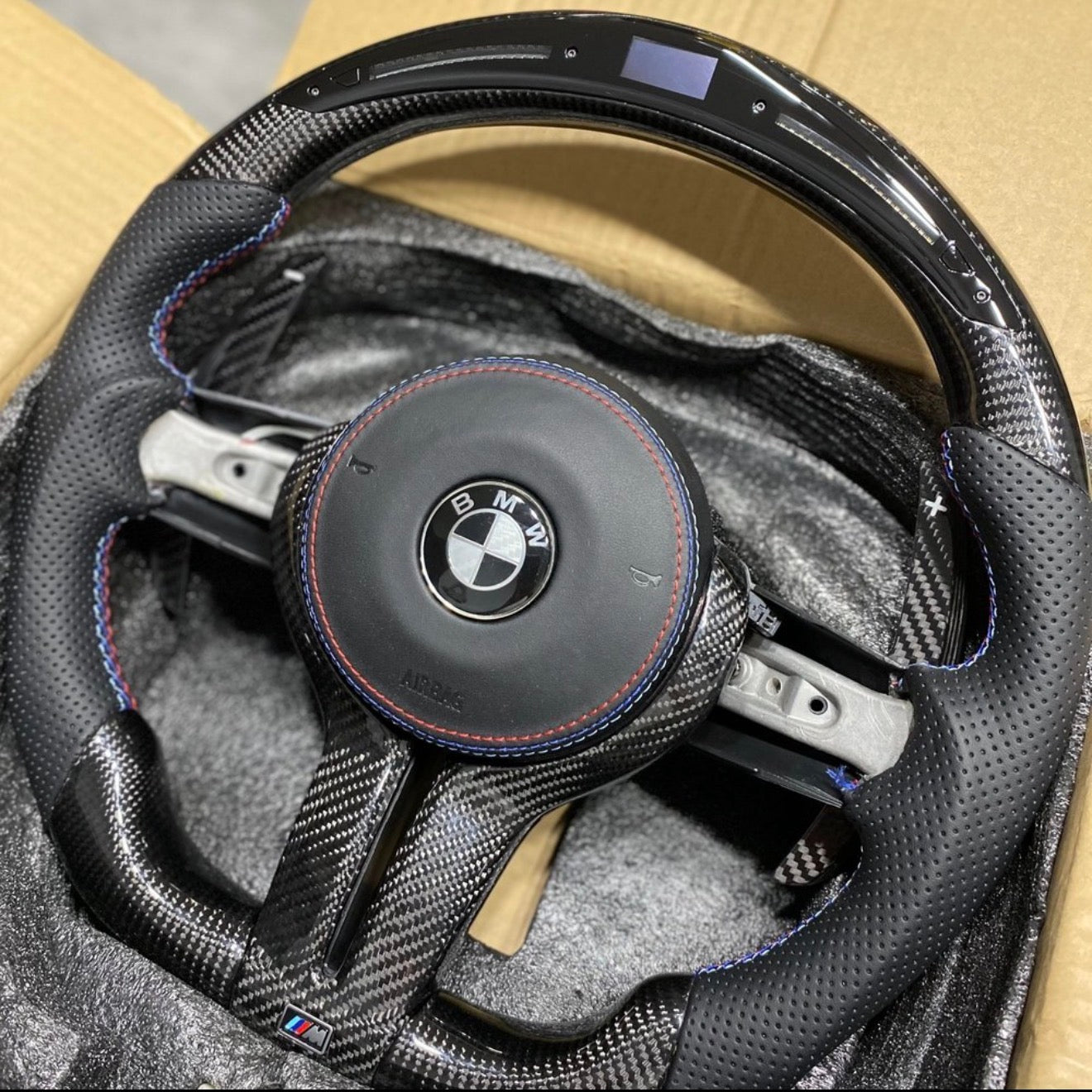 BMW F-Series M Sport Custom Carbon Fibre Steering Wheel
