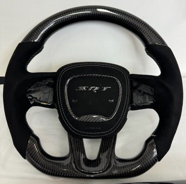 Custom Carbon Fibre Steering Wheel – Dodge (Charger / Challenger / Durango / SRT)