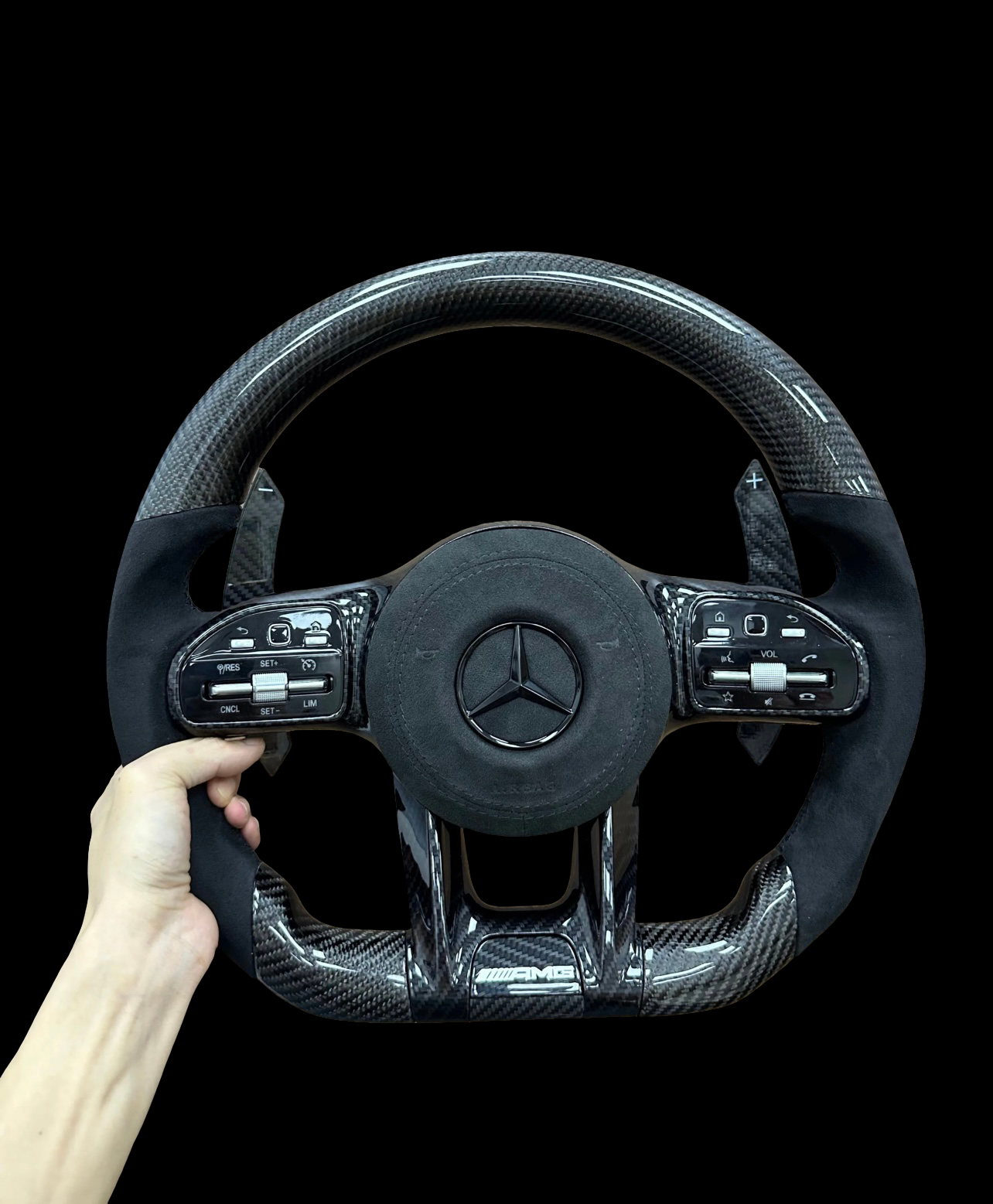 Mercedes New-Gen Round Airbag Wheel