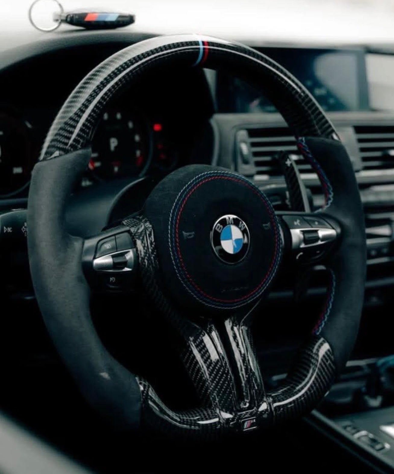 BMW F-Series M Sport Custom Carbon Fibre Steering Wheel